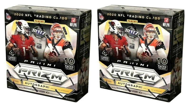 2020 Panini Prizm Football Walmart Mega Box 2x Lot